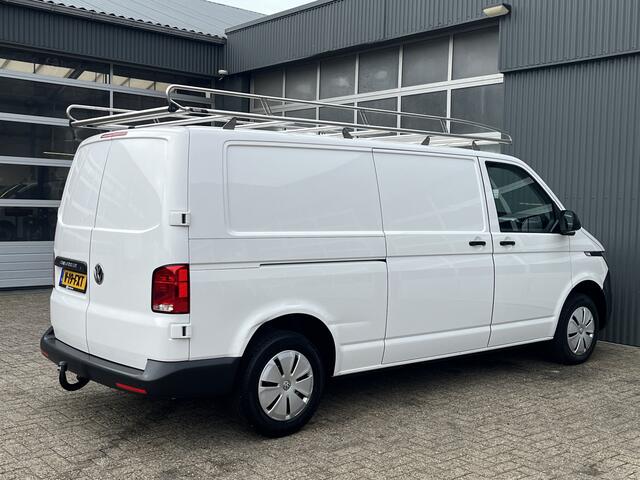 Volkswagen TRANSPORTER 2.0 TDI L2H1 150pk dubbele schuifdeur Airco Cruise controle Imperiaal Trekhaak 2500kg trekgewicht Telefoonverbinding Standkachel 3-Persoons Euro 6