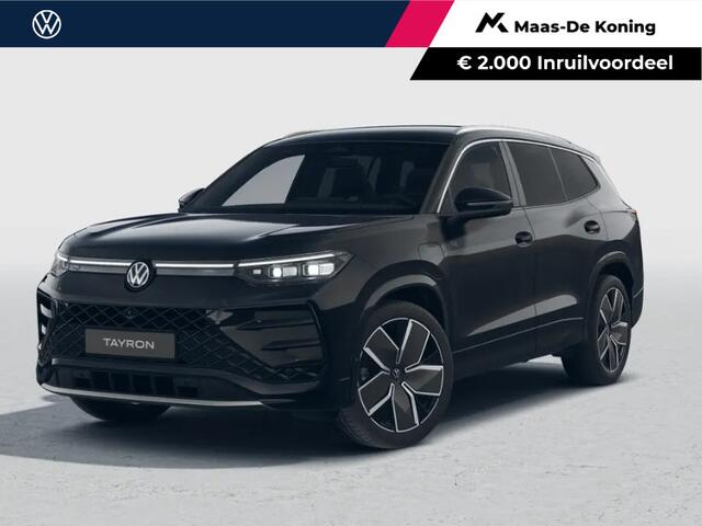 Volkswagen Tayron R-Line Edition 1.5 eHybrid 204 PK 6 versn. DSG · Black Style Pakket · Panoramaschuif-kanteldak · Trekhaak inklapbaar, met elektrische ontgrendeling, incl. aanhangermanoeuvreerhulp Trailer Assist ·