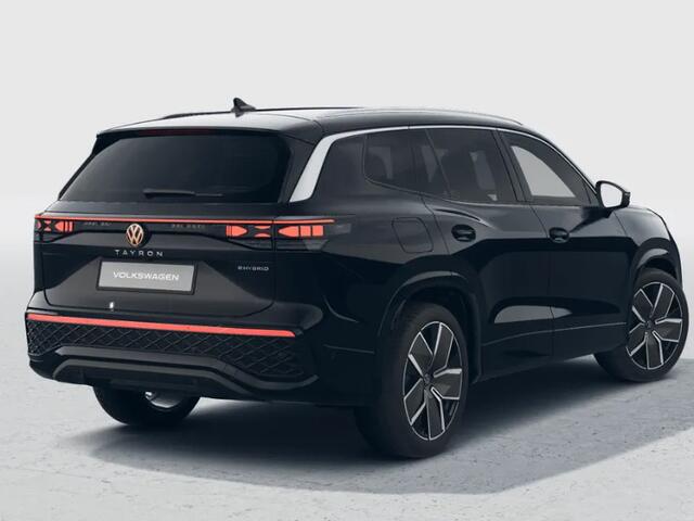 Volkswagen Tayron R-Line Edition 1.5 eHybrid 204 PK 6 versn. DSG · Black Style Pakket · Panoramaschuif-kanteldak · Trekhaak inklapbaar, met elektrische ontgrendeling, incl. aanhangermanoeuvreerhulp Trailer Assist ·