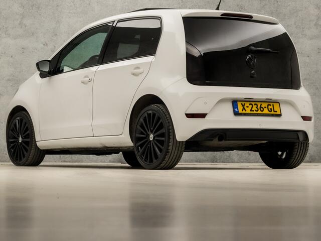 Volkswagen UP! 1.0 TSI Sportline High up! (FULL OPTION, SCHUIFDAK, LEDER, BLUETOOTH, STOELVERWARMING, GETINT GLAS, PARKEERSENSOREN, CRUISE, ZWART HEMEL, LM VELGEN, NIEUWSTAAT)