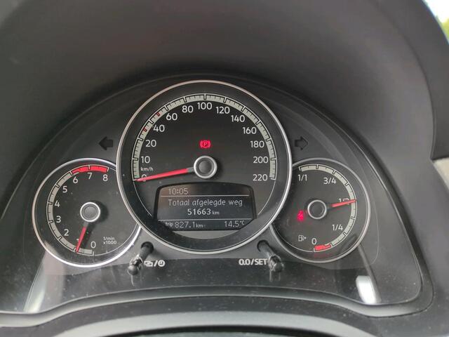 Volkswagen UP! 1.0 BMT high up! / R Line/ Blauw/ Zwart dak/ Clima/ Camera/ Parkeersensor/ 17 lmv/