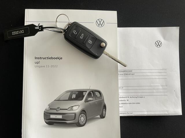 Volkswagen UP! 1.0 Airco - Licht metalen velgen 16 inch - Elektrische ramen - Led verlichting - Bluetooth - Radio - Start/stop systeem - Centrale vergrendeling met afstandsbediening