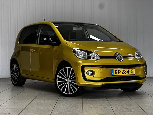 Volkswagen UP! 1.0 BMT R-Line/ Maps+More!/ Camera/ 17''LMV/ Cruise!/ DAB+/ Airco/ Bluetooth/ Multi.LEDER.Stuur/ Elek.Pakket/ Isofix/ PDC Achter.