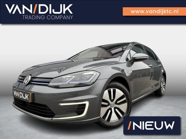 Volkswagen e-Golf E-DITION ?Full LED ?Warmtepomp ?Navigatie ?Climate ?Adapt. Cruise ?Parkeersensoren ?Lichtmetaal