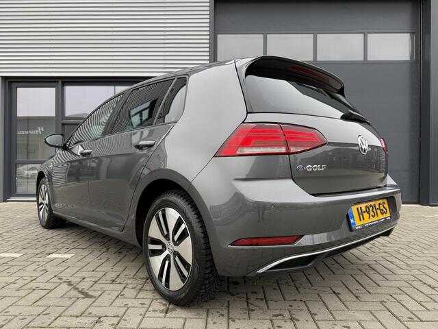 Volkswagen e-Golf E-DITION ?Full LED ?Warmtepomp ?Navigatie ?Climate ?Adapt. Cruise ?Parkeersensoren ?Lichtmetaal