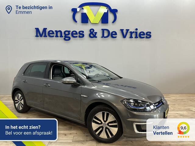 Volkswagen e-Golf e-Golf Airco ECC | Warmtepomp | LED | Virtual | Leer | Adaptive Cruise | Camera | Navigatie | Apple Carplay Android Auto | Isofix | NAP \