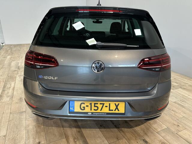 Volkswagen e-Golf e-Golf Airco ECC | Warmtepomp | LED | Virtual | Leer | Adaptive Cruise | Camera | Navigatie | Apple Carplay Android Auto | Isofix | NAP \