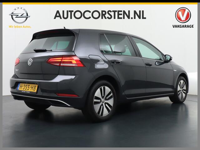 Volkswagen e-Golf AUT. Adaptive Cruise Apple Carplay Android Navi Climatronic Pdc Led Regen-Lichtsensor 36kWh Privacy Glas Bluetooth Spiegelpakket Car-Net App-Connect Wifi E-DITION 1e Eigenaar
