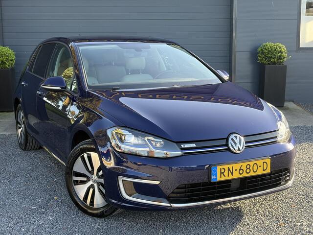 Volkswagen e-Golf e-Golf ?SOH 88.57%?Carplay?Navi?Leder?Clima?Cruise?Pdc V+A?LED?16'' Lm velgen?N.A.P?Apk tot 02-2027