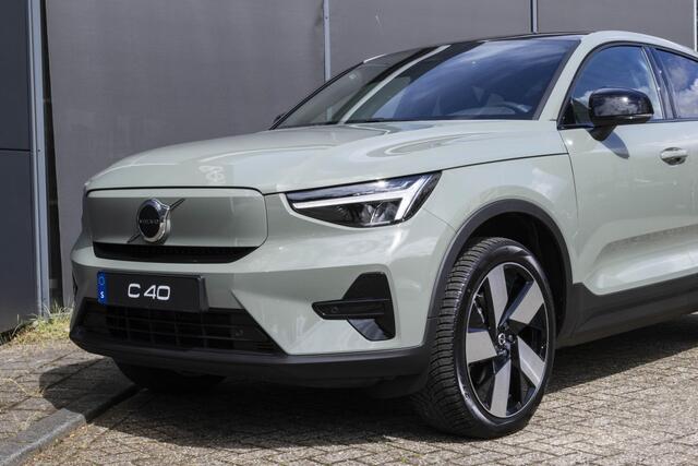 Volvo C40 Single Motor Extended Range Plus 82 kWh | Panoramadak | Warmtepomp | Stoel- en stuurverwarming | 20 Inch velgen | Direct leverbaar | Parkeercamera