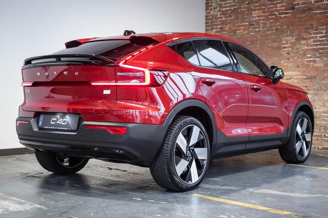 Volvo C40 Single Motor Extended Range Ultimate 82 kWh |Warmtepomp| 20" Lichtmetalen Wielen | Harman Kardon Premium Audio | Elektrisch Verstelbare Voorstoelen | 360° Camera | Panoramadak| Adaptieve Cruise Control| Blind Spot.