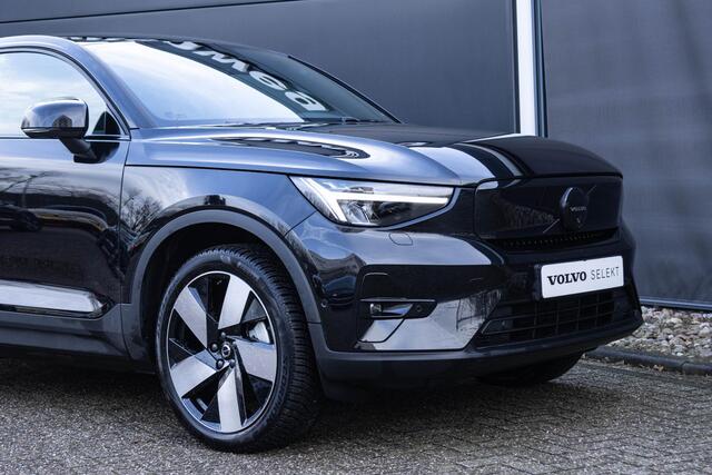 Volvo C40 Single Motor Extended Range Ultimate 82 kWh | Warmtepomp| Interieur Voorverwarming| Panoramadak| Adaptieve Cruise Control| Blind Spot| Semi Electrische trekhaak.