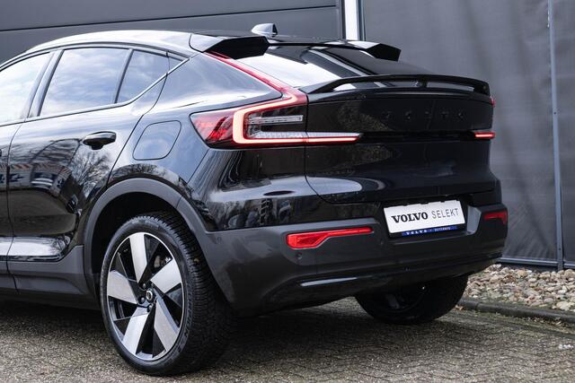 Volvo C40 Single Motor Extended Range Ultimate 82 kWh | Warmtepomp| Interieur Voorverwarming| Panoramadak| Adaptieve Cruise Control| Blind Spot| Semi Electrische trekhaak.
