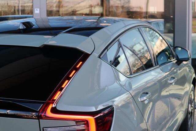 Volvo C40 Single Motor Extended Range Ultimate Warmtepomp l Adaptieve Cruise Control met Pilot Assist l Blind Spot Information System l Panoramadak l Elektrische bestuurdersstoel met geheugen l Elektrische passagiersstoel l Verwarmbare voorstoelen l Verwarmbaar stu