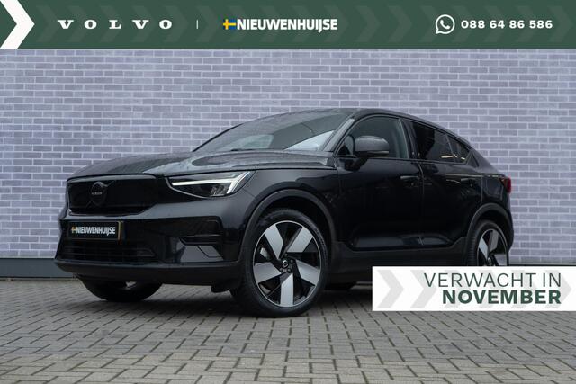 Volvo C40 Single Motor Extended Range 82 kWh Plus | Long Range | Google | Adaptieve Cruise | Pano Dak | Warmtepomp | Stoel-/Stuurverwarming | Zitverlenging | Elek. Achterklep | Keyless | Getint Glas | 20" LM