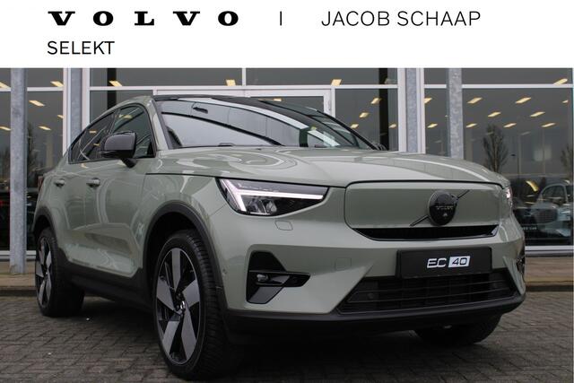 Volvo C40 Recharge Twin Ultimate 78 kWh | 360 Camera | 20" LMV | Panodak | Verw. Stoel & stuurwiel | BLIS | Privacy glas