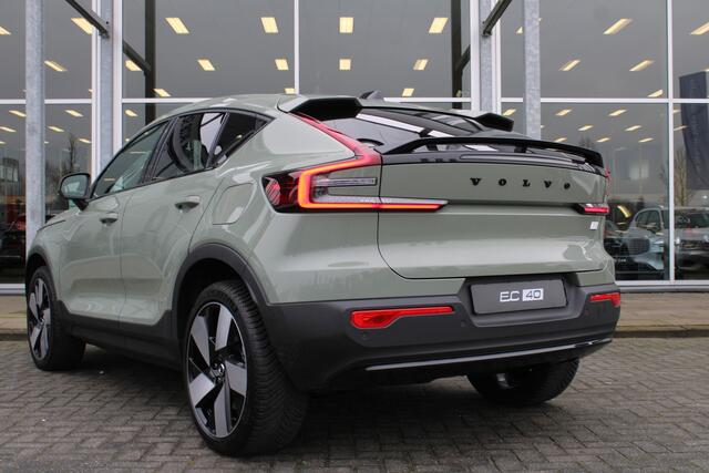 Volvo C40 Recharge Twin Ultimate 78 kWh | 360 Camera | 20" LMV | Panodak | Verw. Stoel & stuurwiel | BLIS | Privacy glas