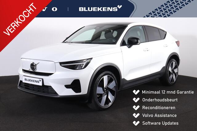 Volvo C40 Plus 69 kWh - Panoramadak - IntelliSafe Assist & Surround - Parkeercamera achter - Verwarmde voorstoelen & stuur - Parkeersensoren voor & achter - Warmtepomp - Draadloze tel. lader - Extra getint glas - 20' LMV