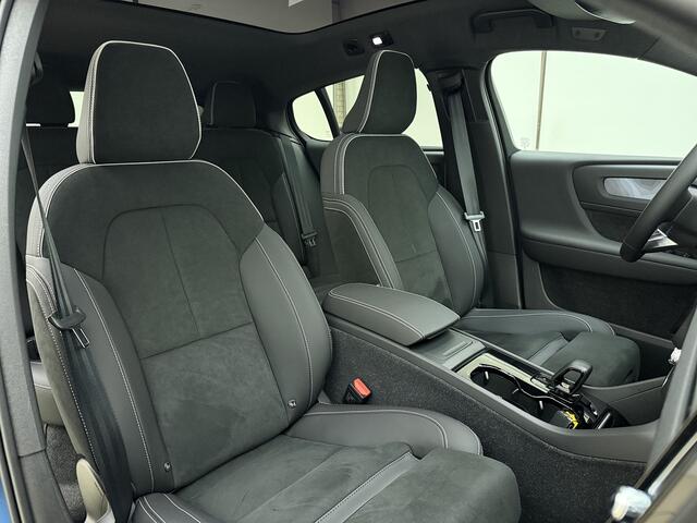 Volvo C40 Recharge Ultimate 69 kWh / 20 inch velgen / Nubuck / Harman Kardon audio / Elektrisch verstelbare stoelen / Stoel/- en stuurverwarming /