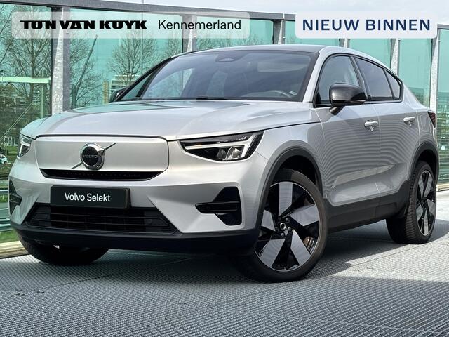 Volvo C40 Recharge Plus 69 kWh Automaat, Stoel- en stuurverwarming, Parkeercamera, Panoramadak, 20 inch wielen, Warmtepomp, Extra getinte ramen, All-season banden