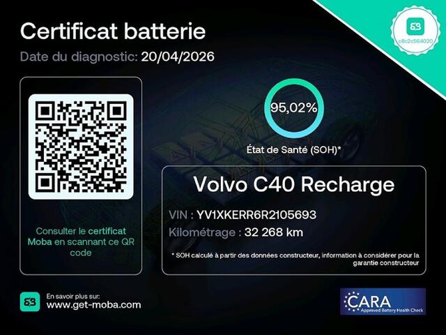 Volvo C40 Recharge Twin Ultimate AWD 82 kWh *SOH 95%* PANORAMADAK | harman/kardon | Half LEDER | 360 Camera .