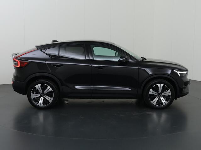 Volvo C40 Recharge Plus 69 kWh | Navigatie | Apple CarPlay/Android Auto | Comfortstoelen | DAB | Ele.achterklep | LED | Panoramadak | Sportstuur | Stuur/stoelverwarming | Warmtepomp |