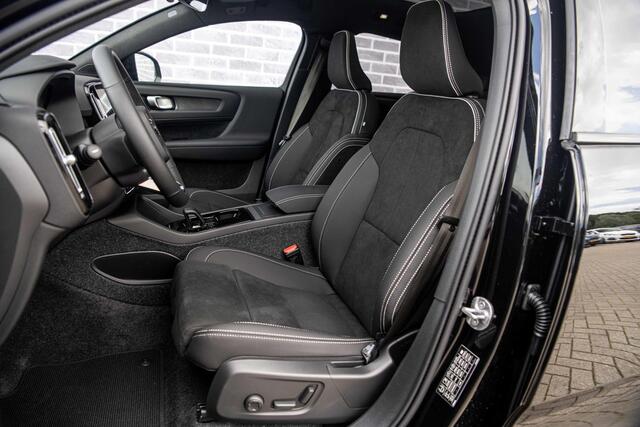 Volvo EC40 Single Motor Extended Range Ultra Black Edition | Pixel Led | Power Seats | Panoramadak | 360 Camera | Nubuck |