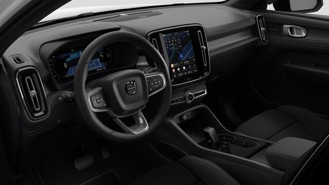 Volvo EC40 Extended Range Ultra Black Edition Elektrisch verst. best.stoel met geheugenfunctie | Visual Park Assist | Panoramadak | MicroTech / Nubuck bekleding