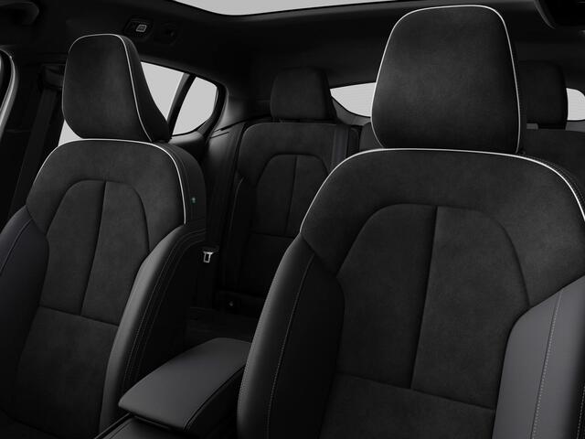 Volvo EC40 Single Motor Extended Range Plus Black Edition / Dak zwart / Privacy Glass / Microtech Nubuck bekleding