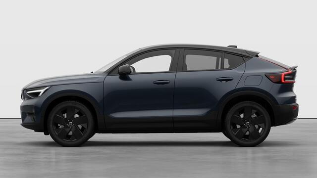 Volvo EC40 Single Motor Extended Range Plus Black Edition | Verwacht Dec. 2025 | 360º Camera | Extra Getint Glas | Harman Kardon Premium Audio | Google Infotainment | Keyless Entry | Stoel/Stuurverwarming |