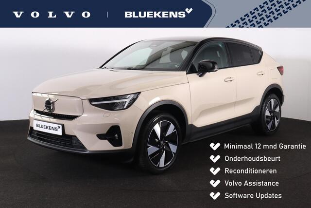 Volvo EC40 Performance Ultra 82 kWh - Panoramadak - IntelliSafe Assist & Surround - 360º Camera - Harman/Kardon audio - Verwarmde voorstoelen, stuur & achterbank - Parkeersensoren voor & achter - Elektr. bedienb. voorstoelen met geheugen links - Draadloze tel. lader