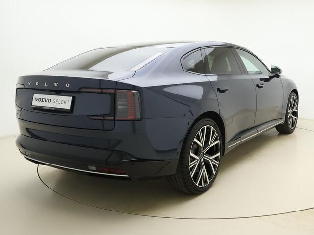 Volvo ES90 Extended Range Ultra / Direct Leverbaar / GEEN LiDAR / MY26 / Luchtvering / 22'' / Pilot Assist / Chrome Pack / Geventileerd Blond Nappaleer / Getint Glas /
