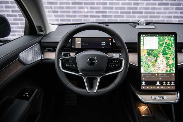 Volvo ES90 Single Motor Extended Range Ultra 92 kWh | Pilot Assist Pack | 22" | Bowers & Wilkins | Chrome Pack | Luchtvering | HD Pixel LED | Elektrochromatisch panoramadak | Gelamineerd Glas | Soft Close | Luxe middenarmsteun achter | Ventilatiestoelen voor & achter | Massage voorstoelen |