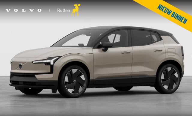 Volvo EX30 272PK Automaat Single Motor Ext. Range Plus Europa / Elektrische stoelen met geheugen / Stoel - en stuurwielverwarming / Harman Kardon audio / Elektrische achterklep / Keyless entry / Adaptieve Cruise Control / BLIS / Dodehoek Detectie / Parkeersensoren v