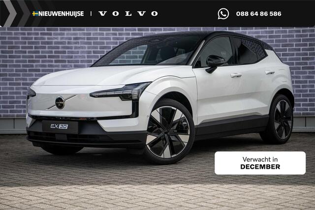 Volvo EX30 Single Motor Extended Range Ultra 69 kWh | Trekhaak | Adaptieve cruise control | Leer | Panorama dak | Harman & Kardon | Stoel/stuur verwarming |
