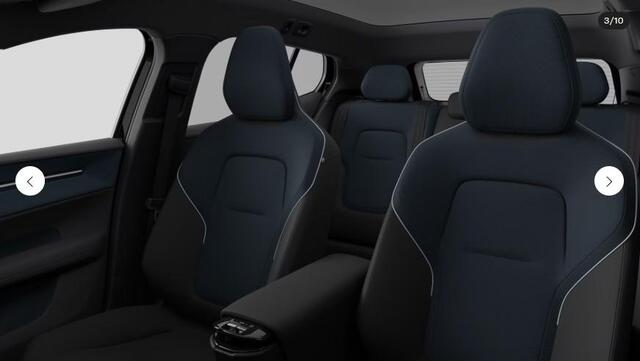 Volvo EX30 Single Motor Ext Range Ultra Black Ed Euro 69 kWh | Google | Long Range | 360 Camera | DAB | Stoel-/Stuurverwarming | Getint Glas | Keyless | Adaptieve Cruise Control | Sfeerverlichting | Elek. Achterklep | 20" LM