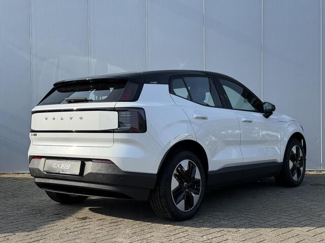 Volvo EX30 Single Motor 50kWh Plus | Stoel- en stuurwiel verwarming | Premium audio by Harman Kardon | Achteruitrijcamera | Apple Carplay/Android auto | Elektrisch bedienbare achterklep | DAB radio | 18 inch lichtmetalen velgen