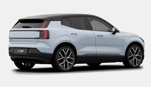 Volvo EX30 Single Motor Extended Range Plus Europa 69 kWh / Elektrische stoelen / Adaptieve cruise control / BLIS / Parkeersensoren met camera / Elektrische achterklep / 20" velgen / Google infotainment / Keyless entry