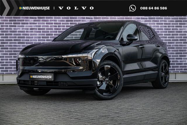 Volvo EX30 P5 Long Range Plus Black Edition Europa 69 kWh Europa | Power Seats | Stuur & Stoelverwarming | Harman/Kardon | Digital Key | Parkeercamera | Adaptive Cruise Control | BLIS | Elektrische achterklep | Google |