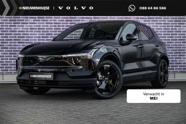 Volvo EX30 P5 Long Range Plus Black Edition Europa 69 kWh | Adaptive Cruise Control | Stoel + Stuurverwarming | elektr. stoelen | camera | Getint Glas | Harman Kardon Audio | BLIS Dodehoek Detectie |