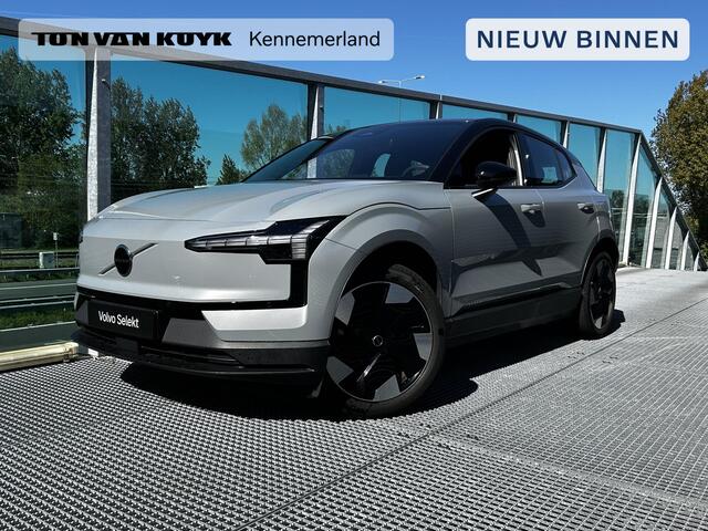 Volvo EX30 Single Motor Extended Range Plus 69 kWh Harman Kardon Premium Audio, Parkeerverwarming, Verwarmde stoelen + stuurwiel, Zwart dak, Parkeer camera, 1e eigenaar
