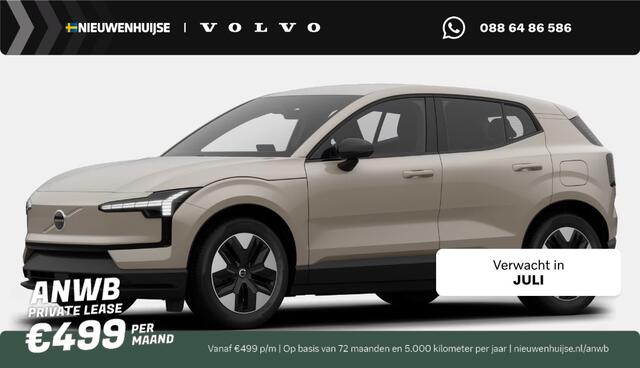 Volvo EX30 P3 Plus Europa 51 kWh | Adaptive Cruise | BLIS | Parkeercamera | Harman/Kardon | Elektrisch verstelbare stoelen | Stuur en Stoelverwarming | DAB |