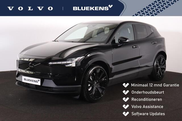 Volvo EX30 Twin Motor Perfrmance Plus Europa 69 kWh - Black Edition - IntelliSafe Assist - Intellisafe Surround - Verwarmde voorstoelen & stuur - Elektr. bedienb. voorstoelen met geheugen - Draadloze tel. lader - Extra getint glas - Inklapbare trekhaak - 21'' LMV