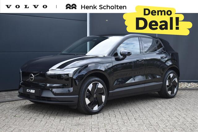 Volvo EX30 P5 Long Range Plus Europa 69 kWh | DEMO DEAL! | Harman Kardon Soundbar | Google Navigatie | Elektrische voorstoelen | BLIS | Adaptieve Cruise control | Stoel-/Stuurwielverwarming | Parkeer Camera | Warmtepomp | Volvo on Call | Keyless |
