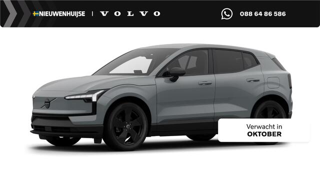 Volvo EX30 P5 Long Range Plus Black Edition Europa 69 kWh | Black Interieur | Harman Kardon | Power Seats | Stoel en Stuurverwarming | Keyless Entry | Donker Glas |