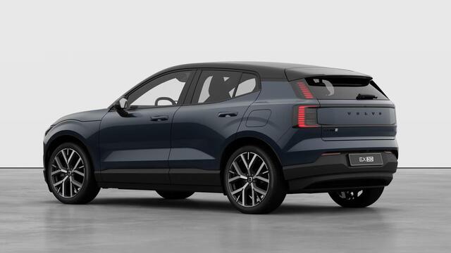Volvo EX30 P5 Long Range Plus Black Edition Europa 69 kWh | Harman Kardon Audio | 20" | Adaptieve Cruise Control | BLIS | Stoel-/Stuurverwarming | Keyless | Elektrisch Verstelbare Voorstoelen | Indigo Interieur |