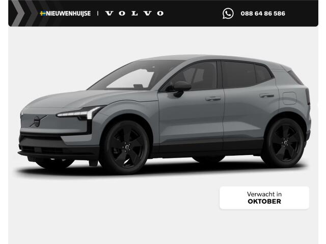 Volvo EX30 P5 Long Range Plus Black Edition Europa 69 kWh | Black interieur | Google | Harman/Kardon Audio | Adaptieve Cruise Control | Black Interieur | Power Seats | Stoel & Stuurverwarming | Camera | Parkeersensoren