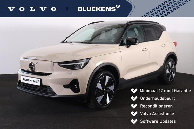 Volvo EX40 Performance Ultra 82 kWh - Panorama/schuifdak - IntelliSafe Assist & Surround - 360º Camera - Harman/Kardon audio - Verwarmde voorstoelen, stuur & achterbank - Parkeersensoren voor & achter - Elektr. bedienb. voorstoelen met geheugen links - Draadloze tel