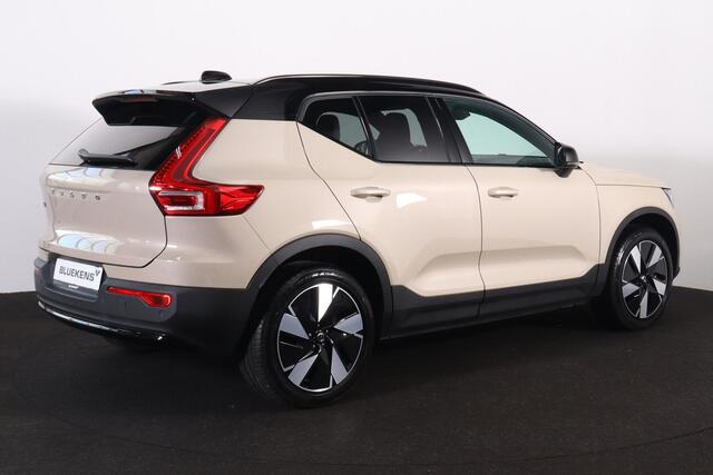 Volvo EX40 Performance Ultra 82 kWh - Panorama/schuifdak - IntelliSafe Assist & Surround - 360º Camera - Harman/Kardon audio - Verwarmde voorstoelen, stuur & achterbank - Parkeersensoren voor & achter - Elektr. bedienb. voorstoelen met geheugen links - Draadloze tel