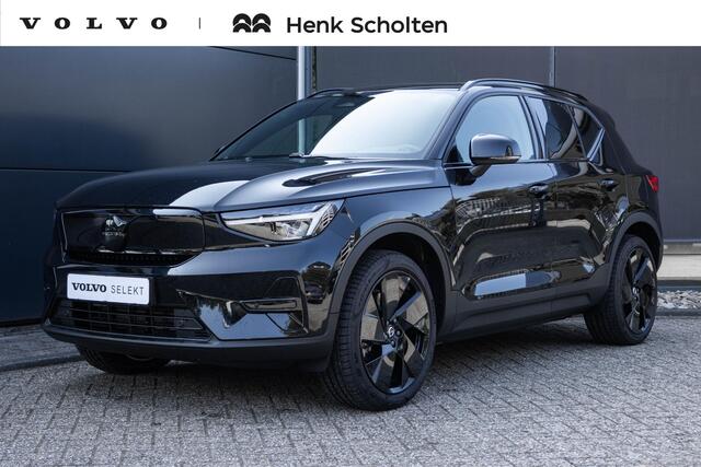 Volvo EX40 Single Motor Extended Range Ultra Black Ed. 82 kWh |Warmtepomp| Adaptieve Cruise Control| Blind spot| Semi Elektrische trekhaak | Panoramadak| Premium Audio| Interieur Voorverwarming.